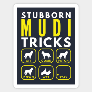 Stubborn Mudi Tricks - Dog Training Magnet